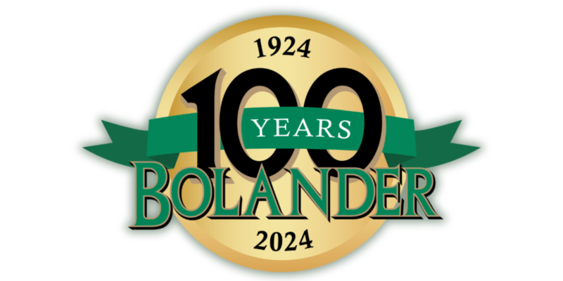 Bolander 100 Year Logo